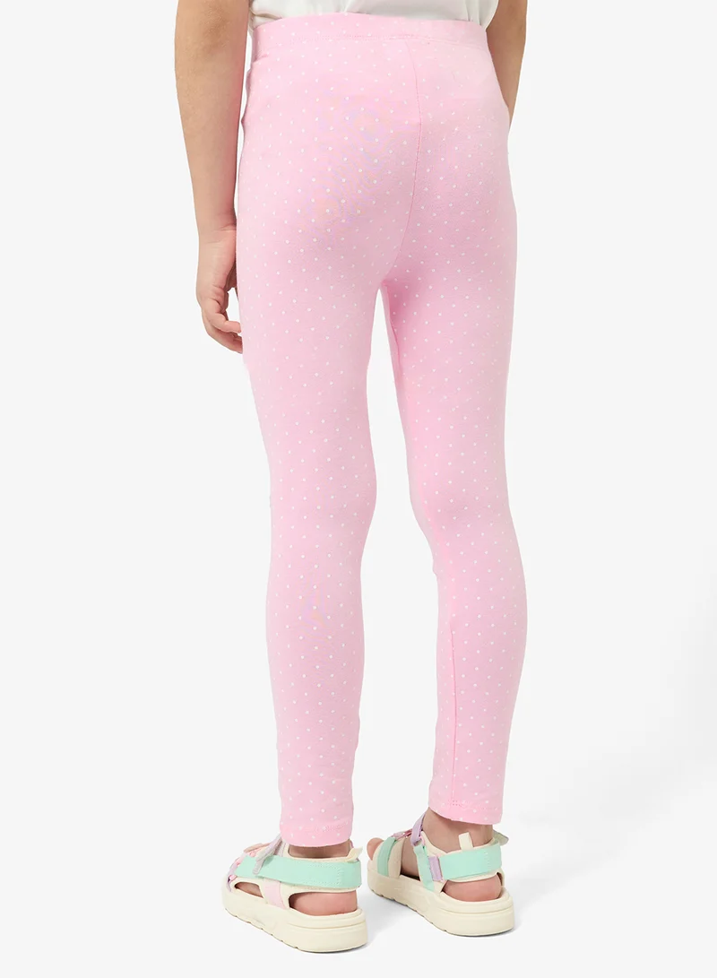 Pinata  Fairy Print Pink Leggings for Women | Best Price UAE